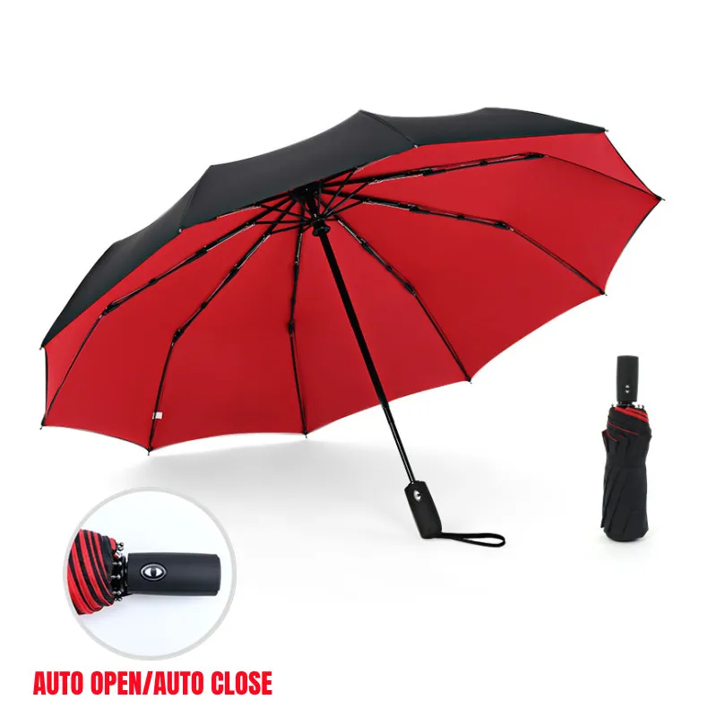 Parasol Umbrella Large - 방풍 더블 레이어 방지 우산 완전