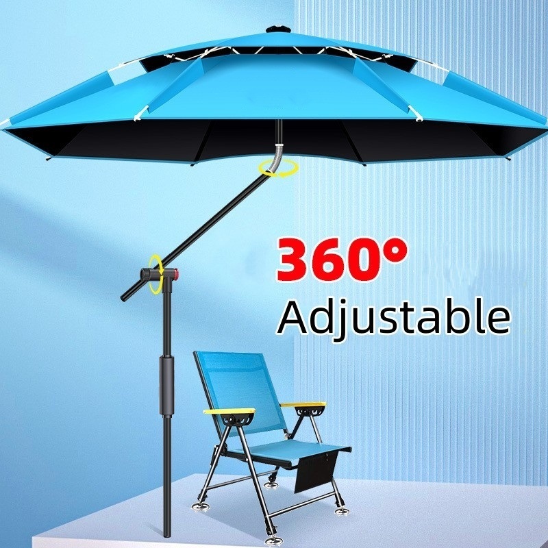Parasol Umbrella Large - 2.0-2.6M 블루 낚시 우산 야외 양산