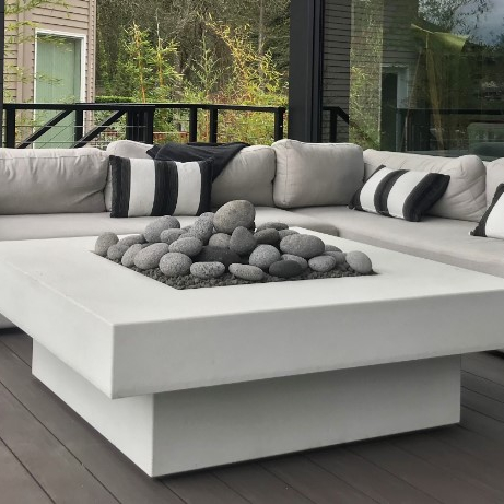 Outdoor Furniture Set With Fire Pit - 야외 소파 세트 화덕 테이블 맞춤형