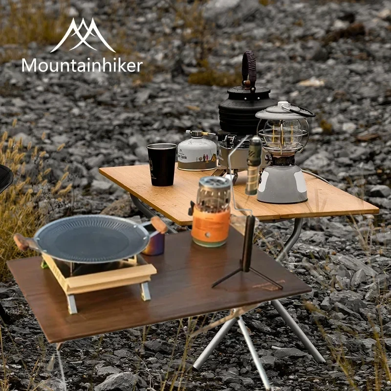 Outdoor Furniture Usa - 마운틴하이커 업그레이드 휴대용 야외 캠핑 테이블,