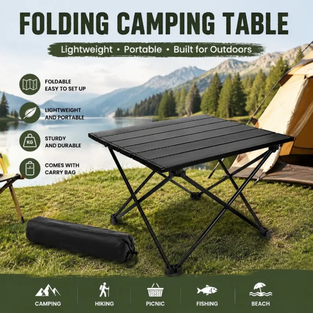 Outdoor Furniture Usa - 초경량 휴대용 캠핑 접이식 테이블 롤러