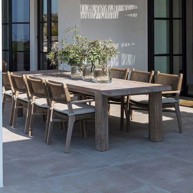 Outdoor Furniture Teak Wood - 야외 테이블 및 의자 부식방지 티크