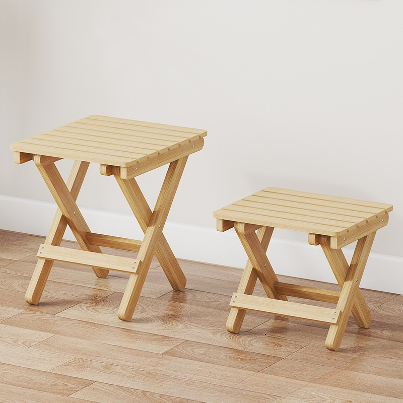 공장 직판 내구성 좋은 접이식 스툴 가정용 원목 야외  - Outdoor Furniture Factory 리뷰 및 가격