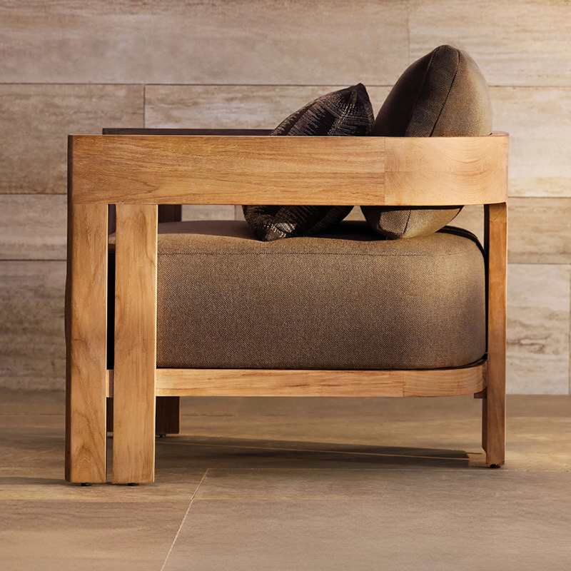 맞춤형 야외 티크 소파 정원 마당 방수 자외선 차단 원 - Outdoor Furniture Teak Wood 리뷰 및 가격