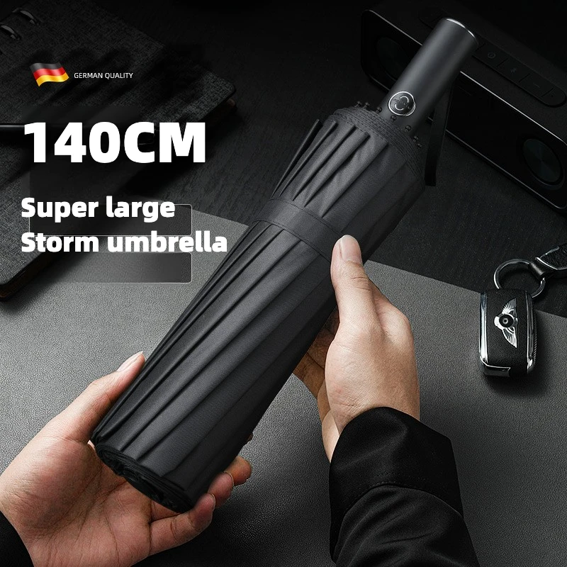 남자와 여자를 위한 초대형 140CM 자동 접이식 우산 - Parasol Umbrella Large 리뷰 및 가격