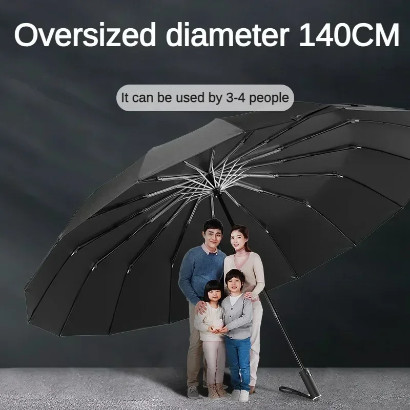 남자와 여자를 위한 초대형 140CM 자동 접이식 우산 - Parasol Umbrella Large 리뷰 및 가격