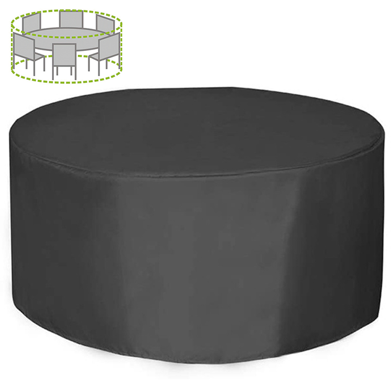 12 사이즈 원형 가구 커버 210D 헤비 듀티 파티오 - Outdoor Furniture Table And Chairs 리뷰 및 가격