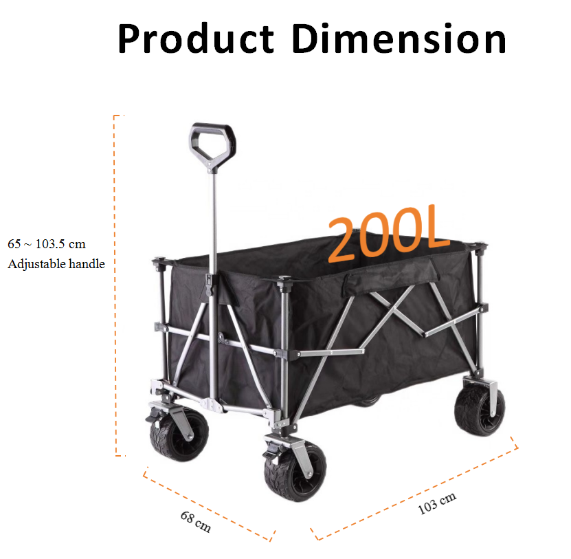 공장 직판 야외 접이식 비치 웨건 고하중 트롤리 휴대용 - Outdoor Furniture Factory 리뷰 및 가격