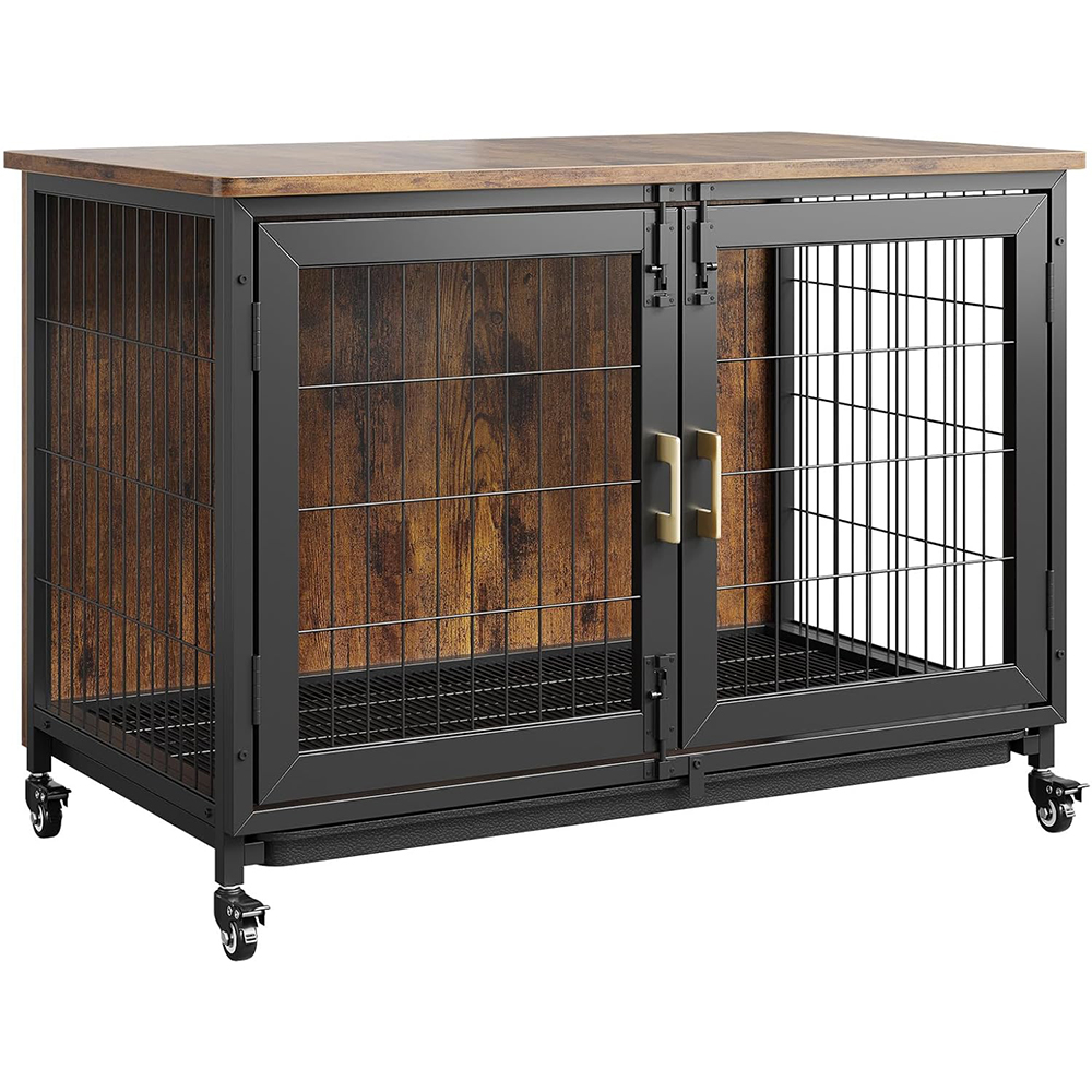 37.5인치 나무로 만든 강아지 케이지 가구, 바퀴 포 - Outdoor Furniture Glides 리뷰 및 가격