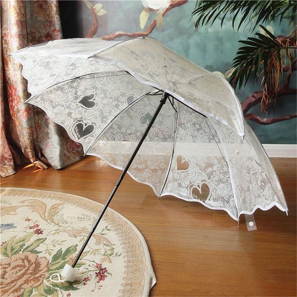 빈티지 접이식 레이스 파라솔 우산 대형 투명 러브 브라 - Parasol Umbrella Large 리뷰 및 가격