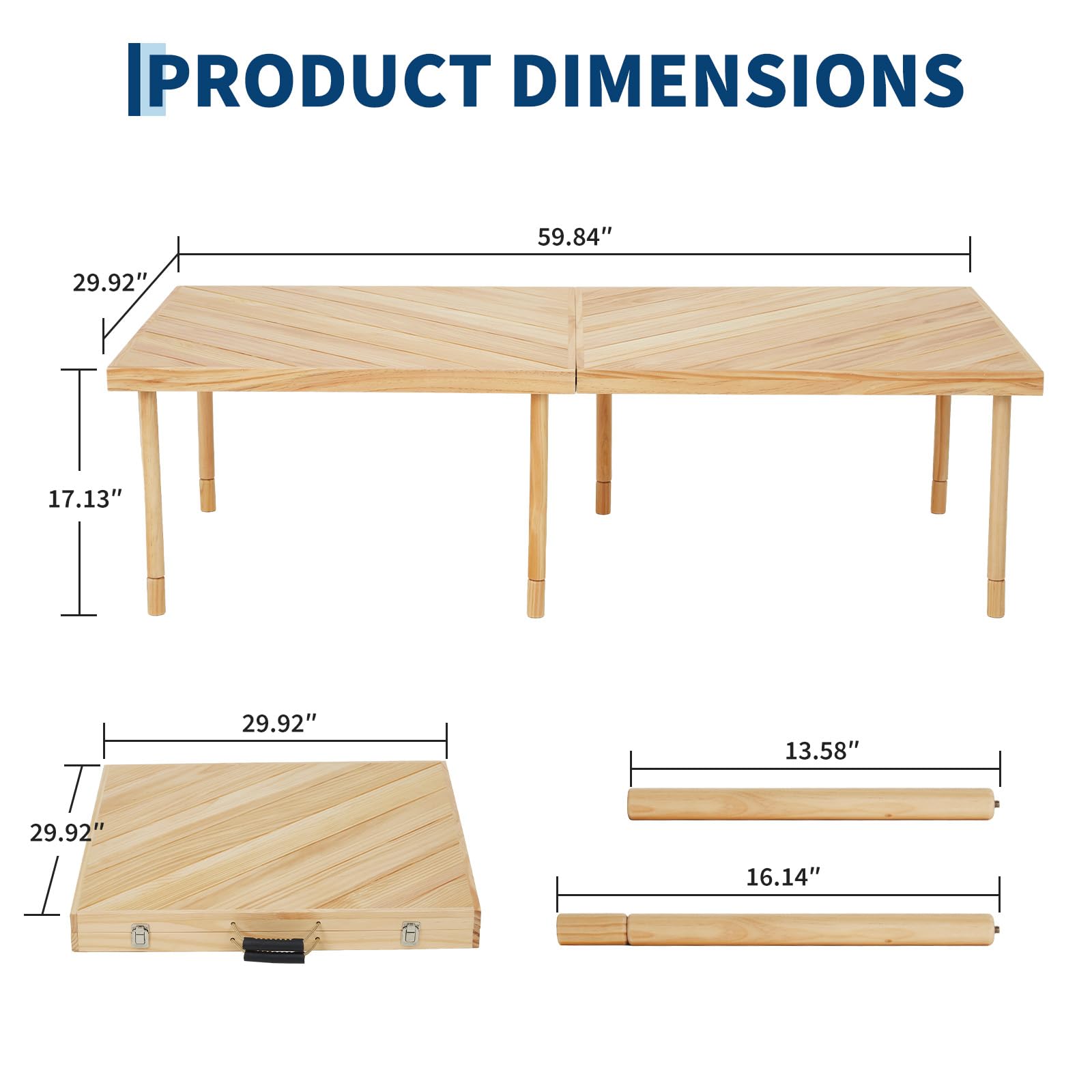 야외용 접이식 피크닉 테이블 60 X 30인치, 컴팩트 - Outdoor Furniture Usa 리뷰 및 가격