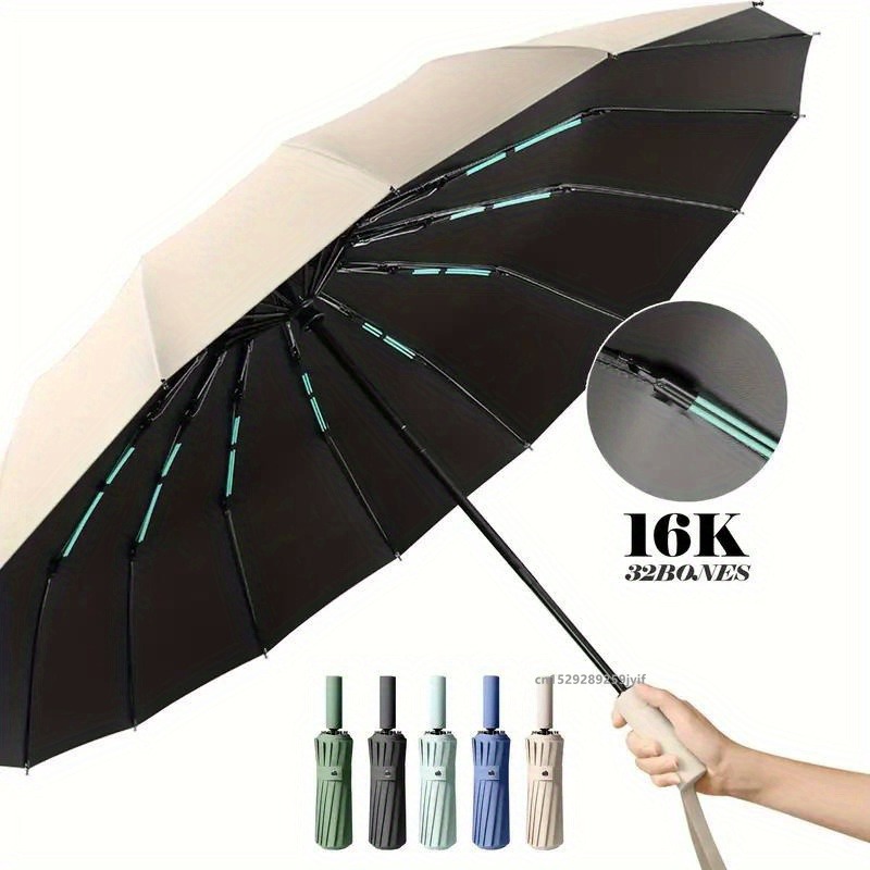 16K 더블 뼈 남성 여성을위한 대형 우산 방풍 우산  - Parasol Umbrella Large 리뷰 및 가격