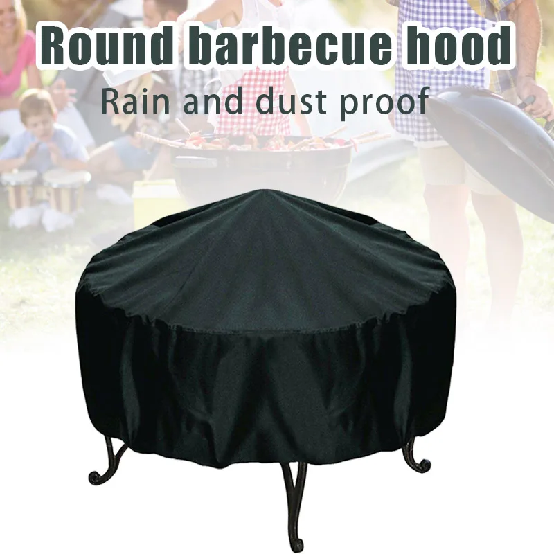 화덕 커버 라운드 화로 스토브 커버, 방수 방풍 햇빛  - Outdoor Furniture Set With Fire Pit 리뷰 및 가격