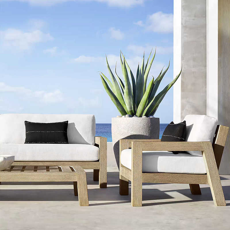 고급 방수 현대식 정원 가구 세트 티크 목재 파티오 섹 - Outdoor Furniture Teak Wood 리뷰 및 가격