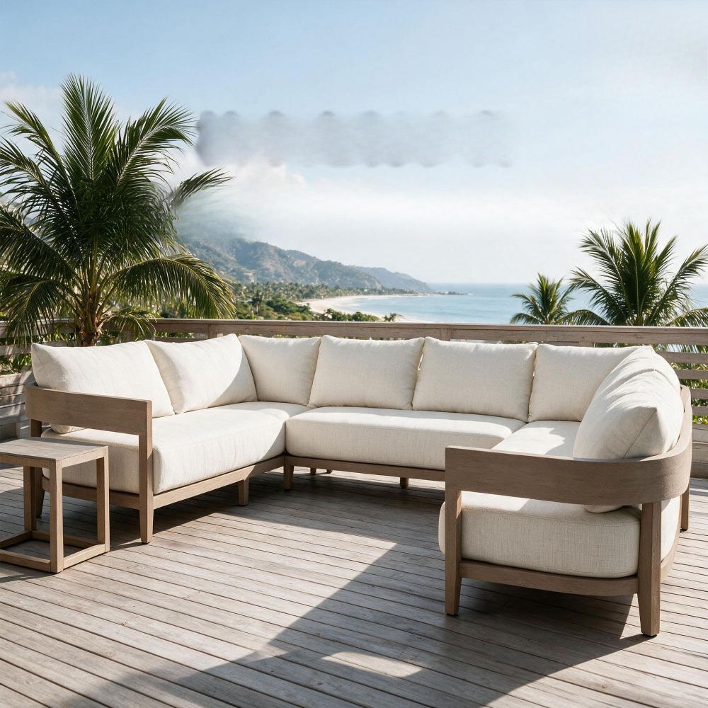 고급 맞춤형 티크 원목 정원 소파 세트, 비치지 않는  - Outdoor Furniture Teak Wood 리뷰 및 가격