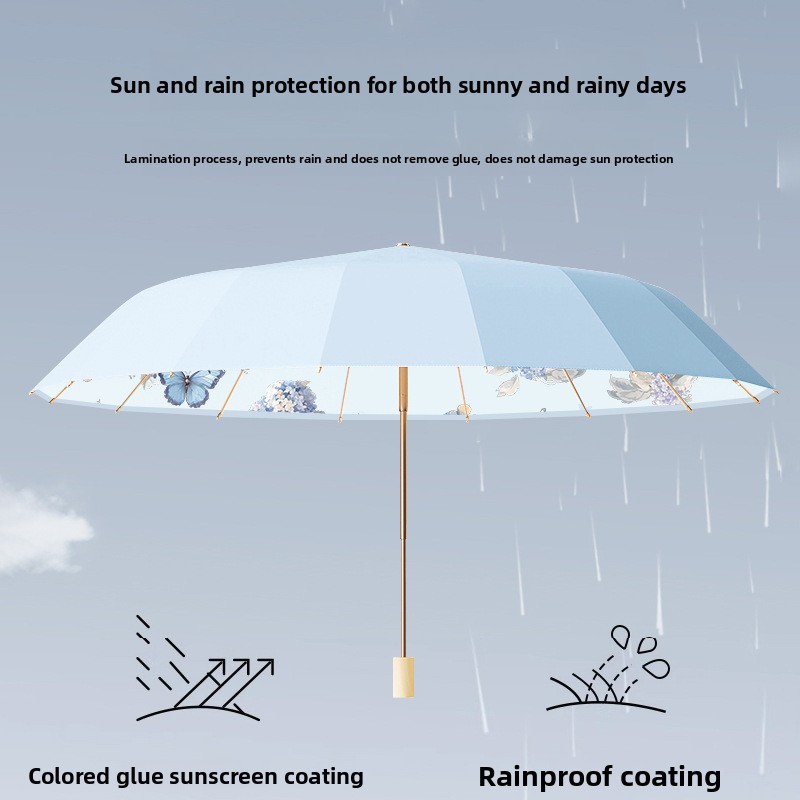 빈티지 16갈래 우산 대형 접이식 파라솔 자외선 차단  - Parasol Umbrella Large 리뷰 및 가격