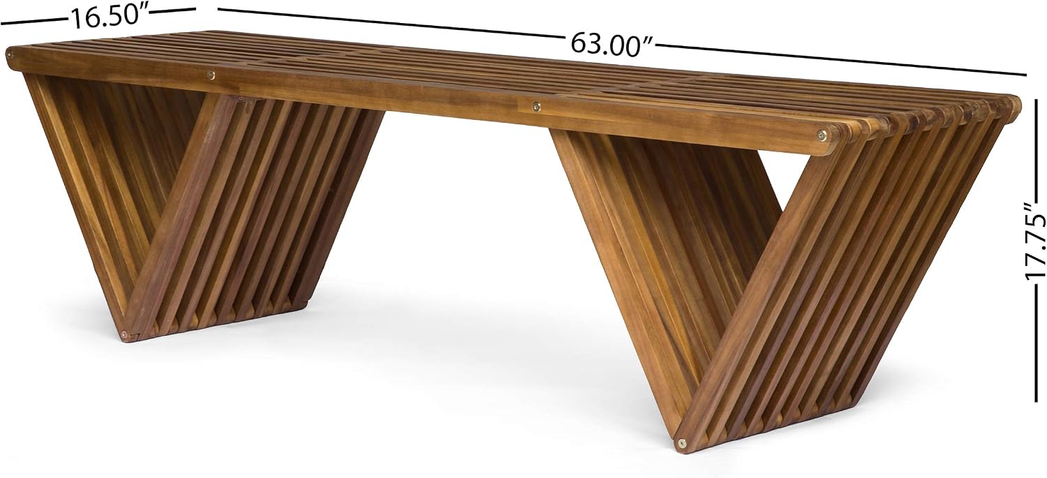 티크 마감 아카시아 나무 벤치, 모던하고 소박한 스타일 - Outdoor Furniture Teak Wood 리뷰 및 가격