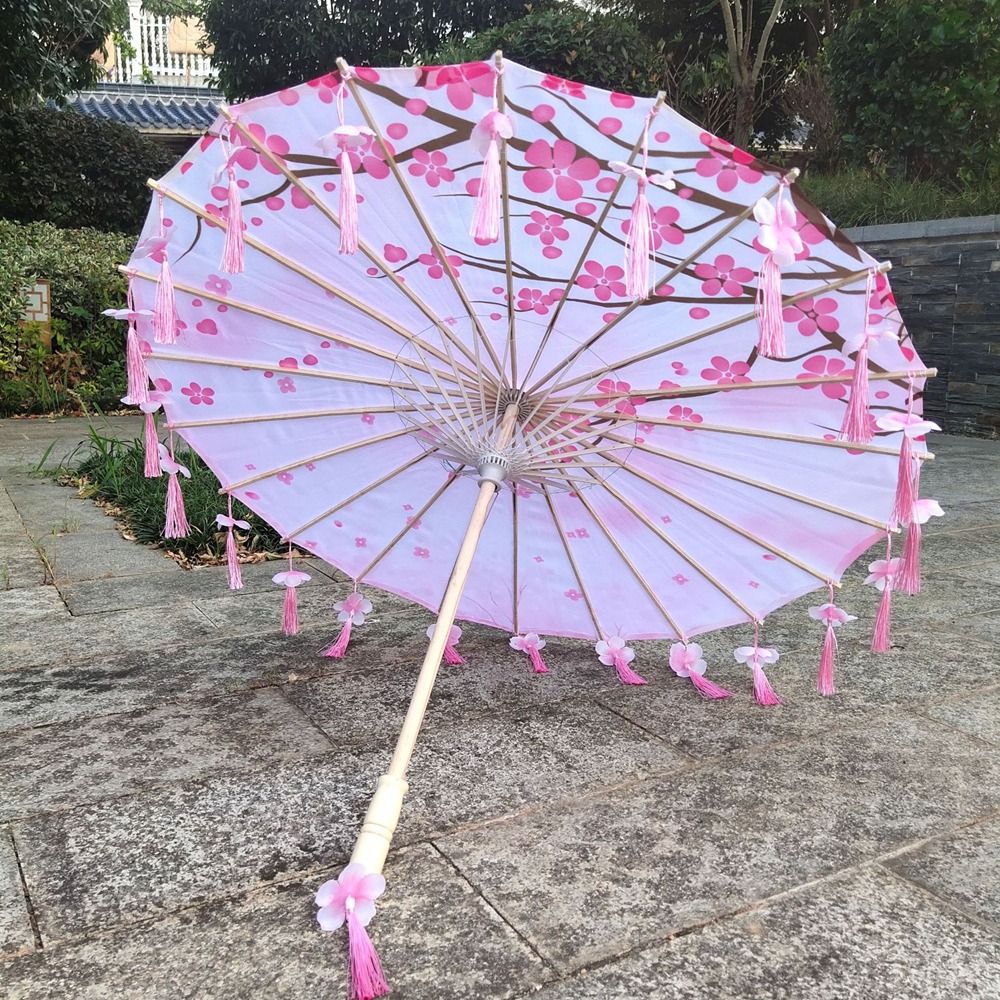 중국 일본 예술 실크 파라솔 우산 대형 82cm 클래식 - Parasol Umbrella Large 리뷰 및 가격