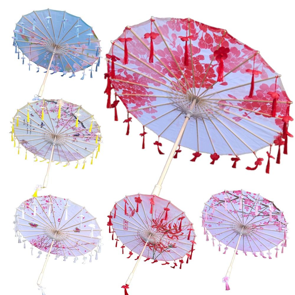 중국 일본 예술 실크 파라솔 우산 대형 82cm 클래식 - Parasol Umbrella Large 리뷰 및 가격